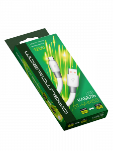 Орбита OT-SMM59 Белый кабель USB 4А (microUSB) 1.2м
